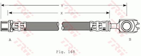 TRW PHD309 Brake Hose