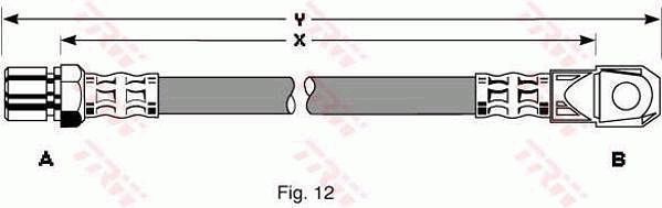 TRW PHD311 Brake Hose