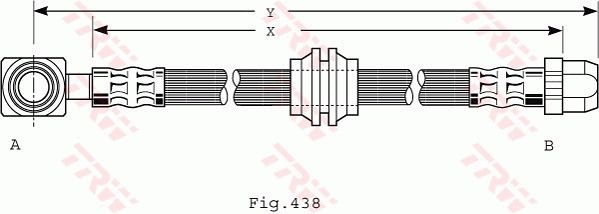 TRW PHD485 Brake Hose