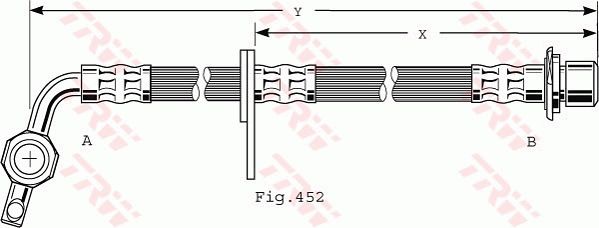 TRW PHD496 Brake Hose