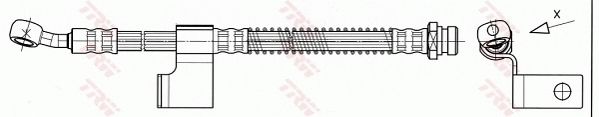 TRW PHD530 Brake Hose