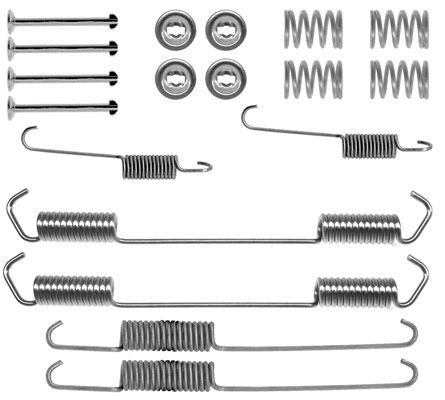 TRW SFK254 Accessory Kit, brake shoes