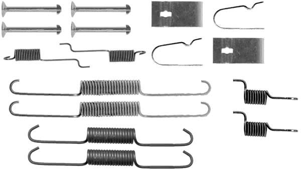 TRW SFK348 Accessory Kit, brake shoes