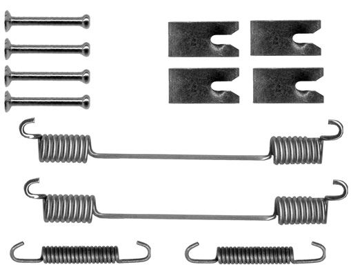 TRW SFK371 Accessory Kit, brake shoes
