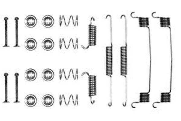 TRW SFK50 Accessory Kit, brake shoes