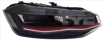 Headlight TYC 20-19211-16-2