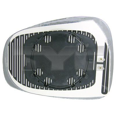 TYC 301-0037-1 Mirror Glass, exterior mirror