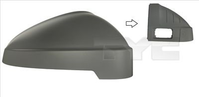 Cover, exterior mirror TYC 302-0114-2