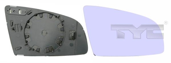 TYC 302-0027-1 Mirror Glass, exterior mirror