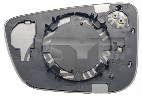 TYC 303-0144-1 Mirror Glass, exterior mirror