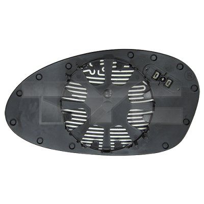 Mirror Glass, exterior mirror TYC 303-0095-1