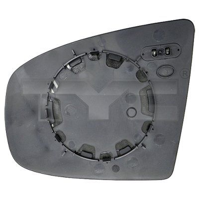 Mirror Glass, exterior mirror TYC 303-0101-1