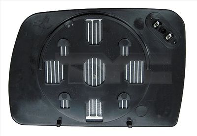 Mirror Glass, exterior mirror TYC 303-0123-1