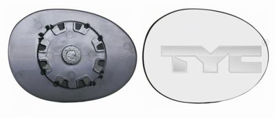 Mirror Glass, exterior mirror TYC 305-0116-1