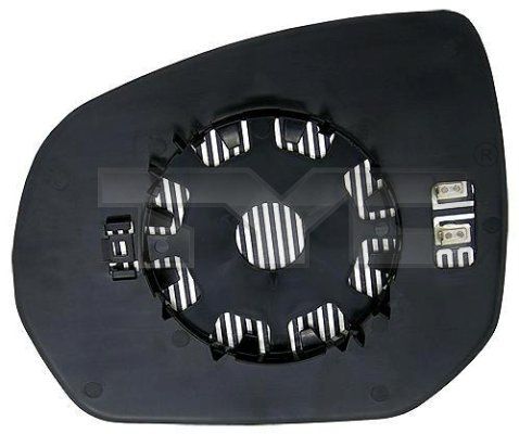 TYC 305-0123-1 Mirror Glass, exterior mirror