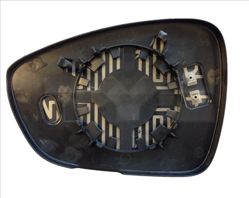 TYC 305-0176-1 Mirror Glass, exterior mirror