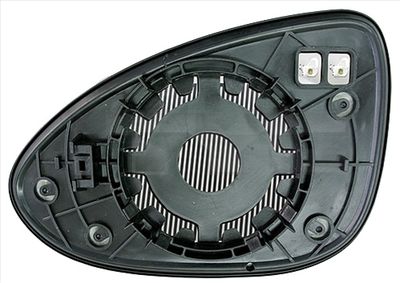 Mirror Glass, exterior mirror TYC 306-0023-1
