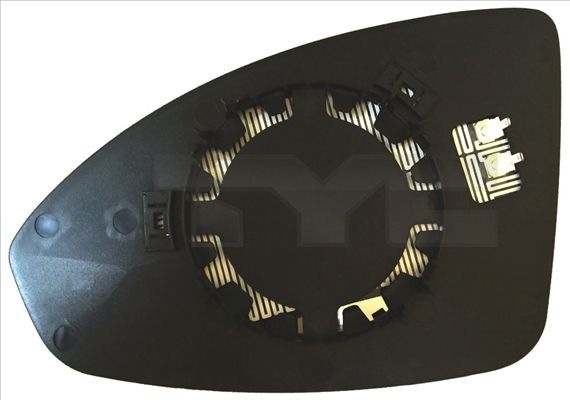 TYC 306-0016-1 Mirror Glass, exterior mirror