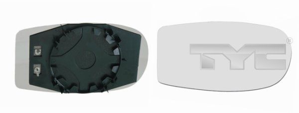 TYC 309-0025-1 Mirror Glass, exterior mirror