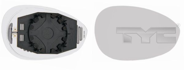 TYC 309-0067-1 Mirror Glass, exterior mirror