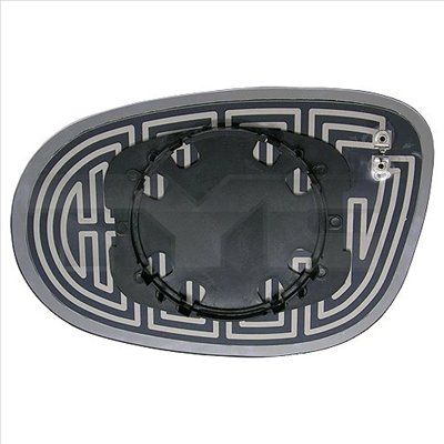 TYC 309-0100-1 Mirror Glass, exterior mirror