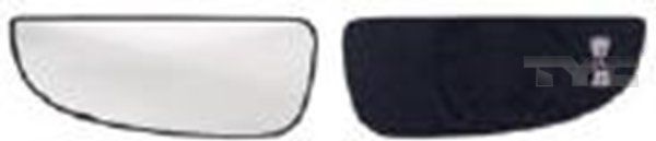 TYC 309-0146-1 Mirror Glass, exterior mirror