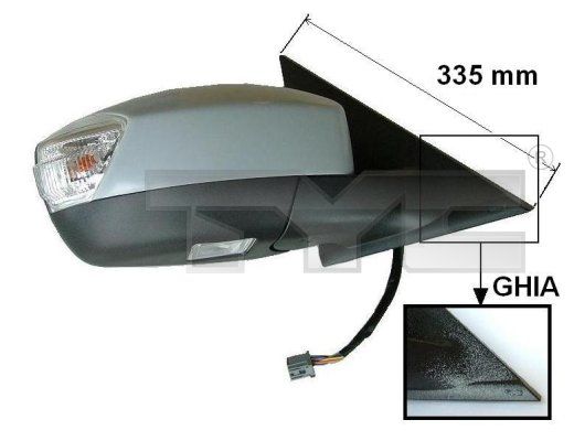 TYC 310-0120 Exterior Mirror