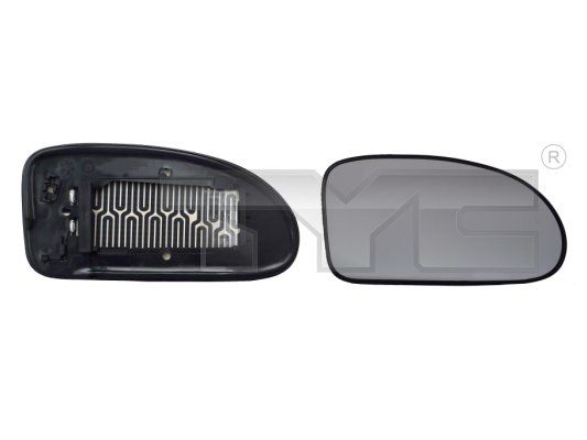 TYC 310-0032-1 Mirror Glass, exterior mirror