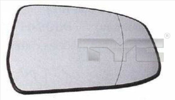 TYC 310-0117-1 Mirror Glass, exterior mirror