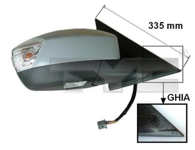 Exterior Mirror TYC 310-0119
