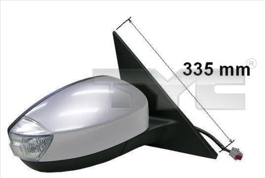 TYC 310-0127 Exterior Mirror