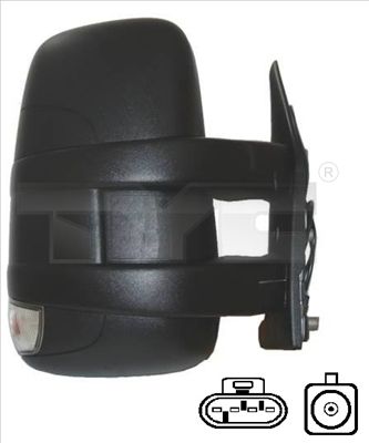 Exterior Mirror TYC 315-0013
