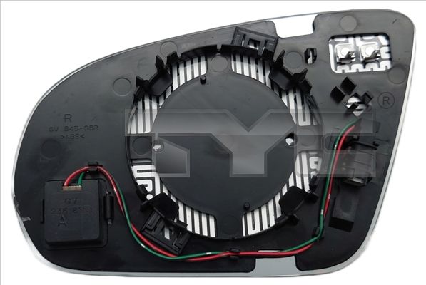 TYC 321-0187-1 Mirror Glass, exterior mirror