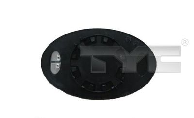 Mirror Glass, exterior mirror TYC 322-0001-1