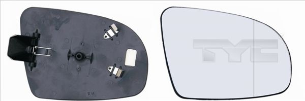 TYC 325-0126-1 Mirror Glass, exterior mirror
