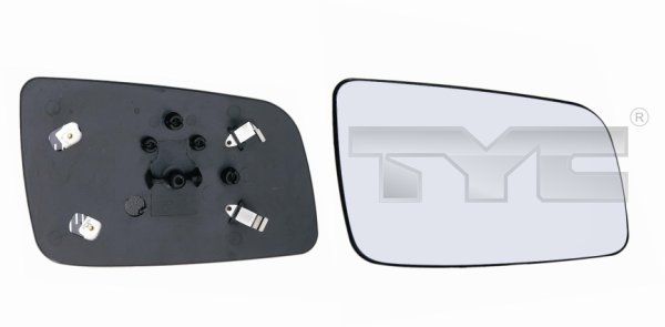 TYC 325-0015-1 Mirror Glass, exterior mirror