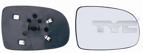 TYC 325-0030-1 Mirror Glass, exterior mirror