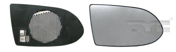 TYC 325-0046-1 Mirror Glass, exterior mirror