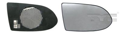 Mirror Glass, exterior mirror TYC 325-0046-1
