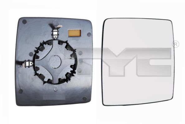 TYC 325-0057-1 Mirror Glass, exterior mirror