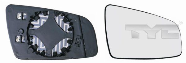 TYC 325-0084-1 Mirror Glass, exterior mirror