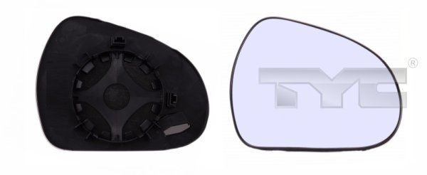 TYC 326-0086-1 Mirror Glass, exterior mirror