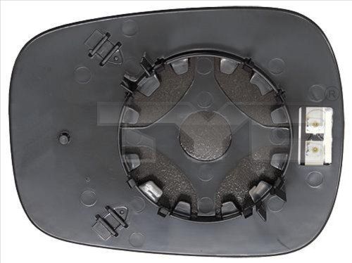 TYC 328-0031-1 Mirror Glass, exterior mirror