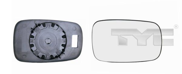 TYC 328-0102-1 Mirror Glass, exterior mirror