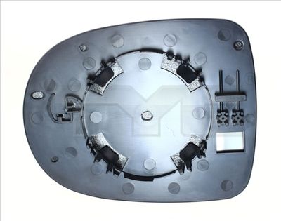 Mirror Glass, exterior mirror TYC 328-0135-1