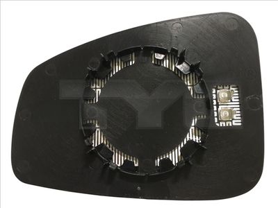 Mirror Glass, exterior mirror TYC 328-0142-1
