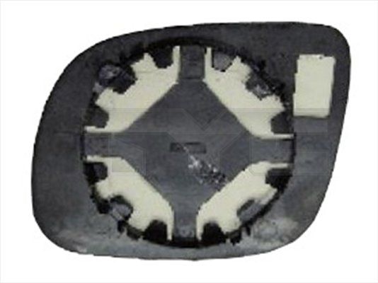 TYC 332-0025-1 Mirror Glass, exterior mirror