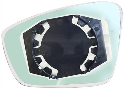 Mirror Glass, exterior mirror TYC 332-0056-1