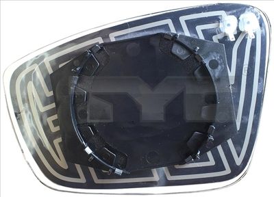 Mirror Glass, exterior mirror TYC 332-0058-1