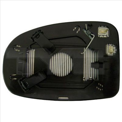Mirror Glass, exterior mirror TYC 336-0116-1
